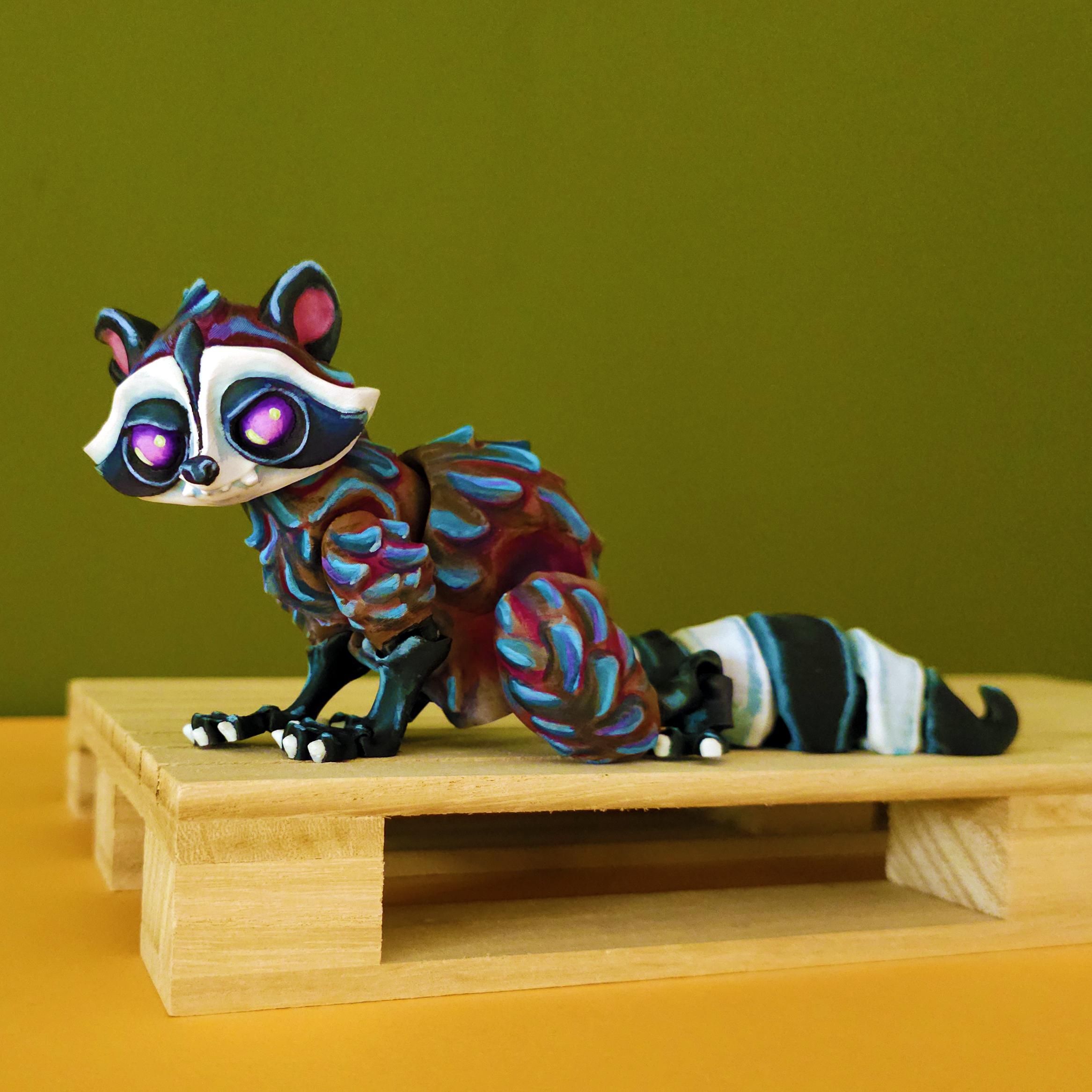 Twisty Raccoon 3d model