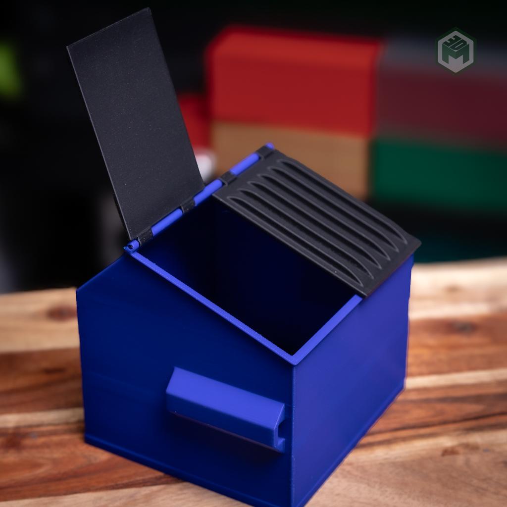Mini Realistic Dumpster Organizer / Bin 3d model