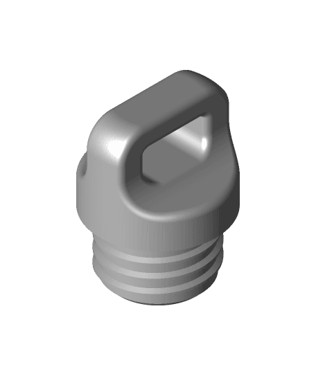 Keychain Container Cap v3.stl 3d model