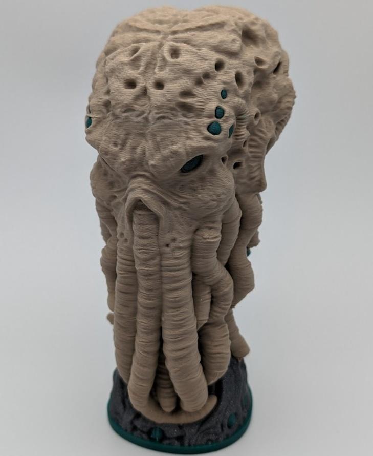 Cthulhu Head (Pre-Supported) 3d model