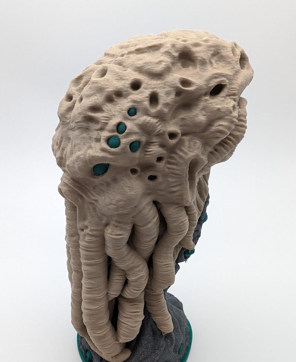 Cthulhu Head (Pre-Supported) 3d model