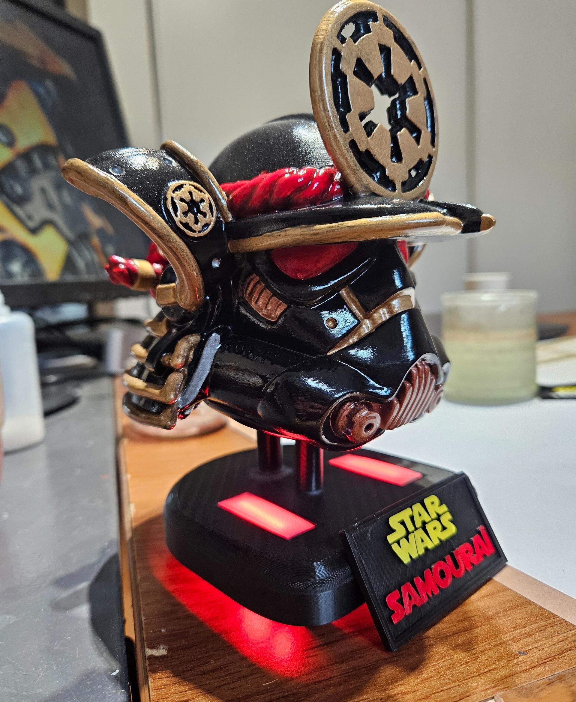 Samurai Stormtrooper helmet - Star wars - Fan Art 3d model