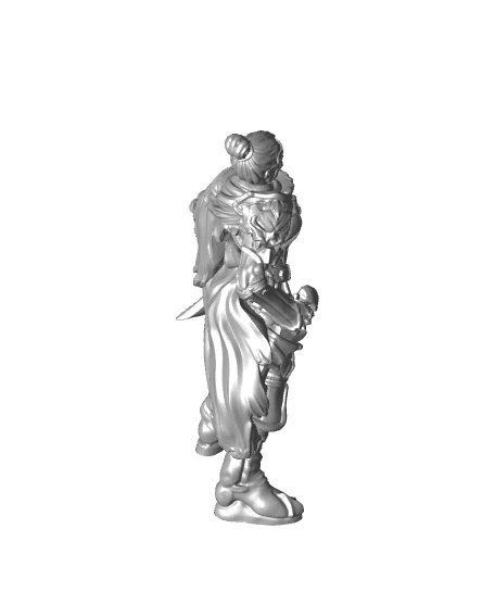 Anti Paladin - Red Hand - PRESUPPORTED - Hell Hath No Fury - 32mm scale 3d model
