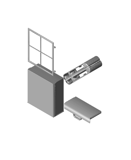 [BaBo] drawer module 90 3d model