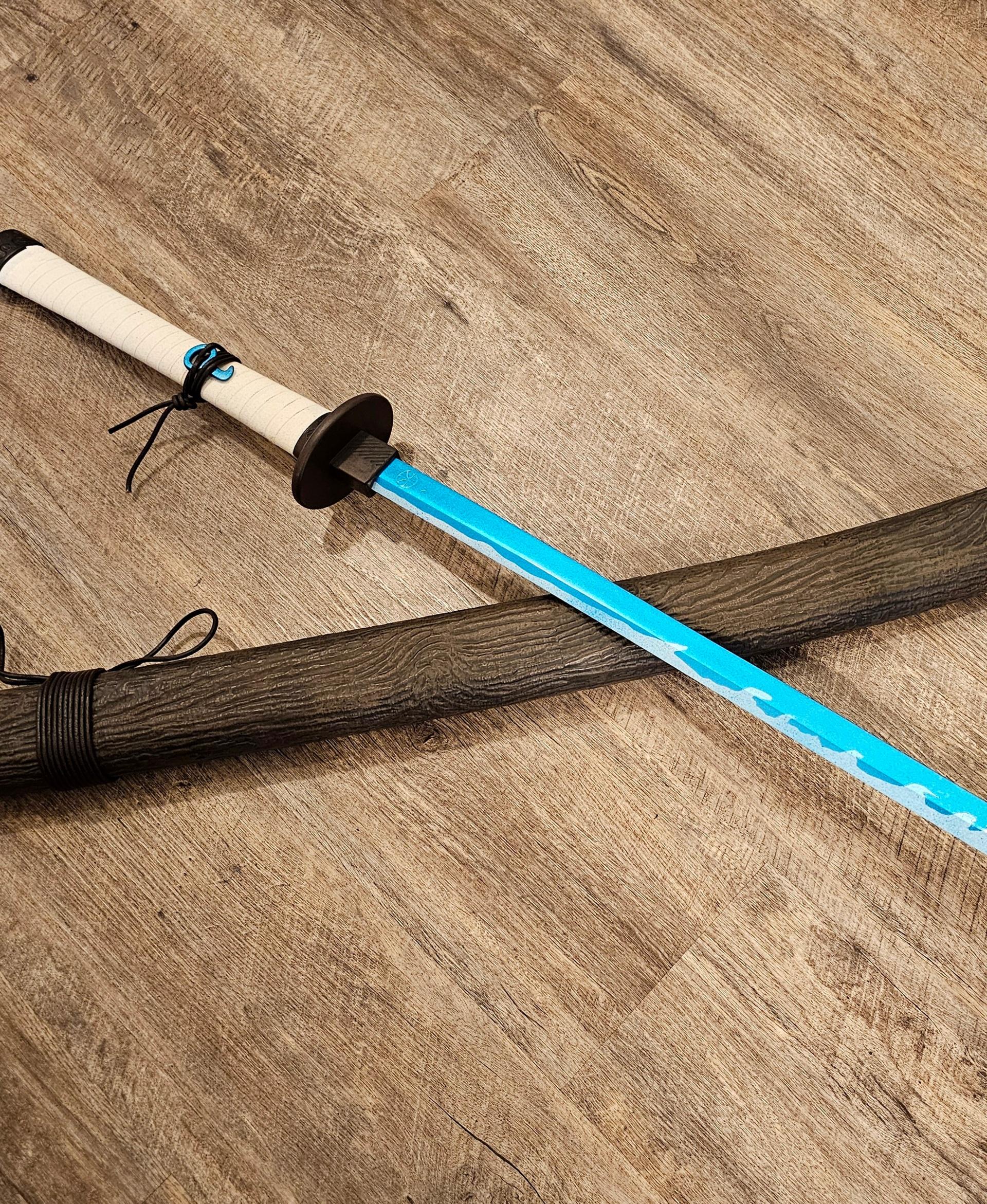 Mizu's Sword and Sheath from Blue Eye Samurai 3d model