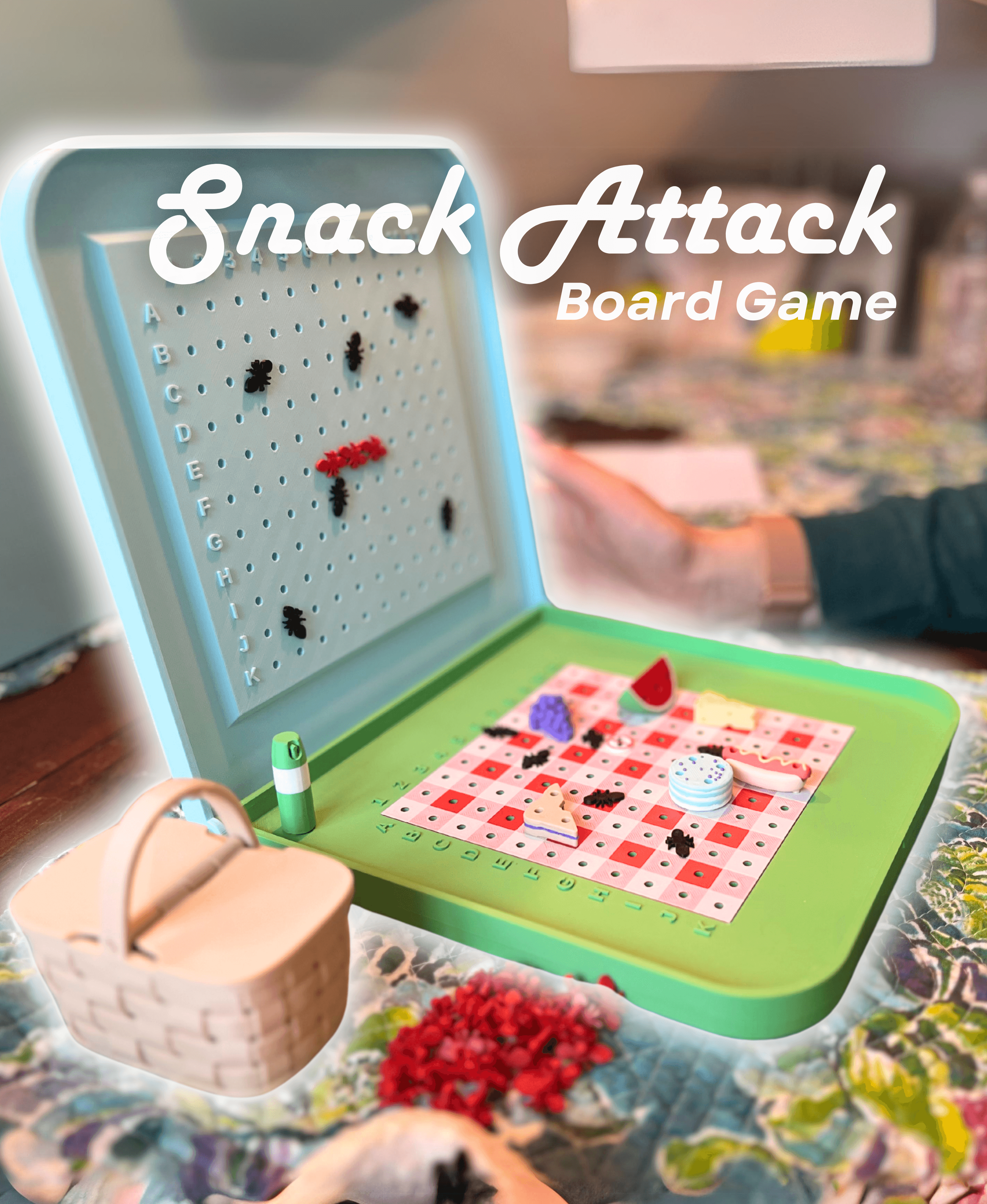 Snack Attack Board Game 3d model