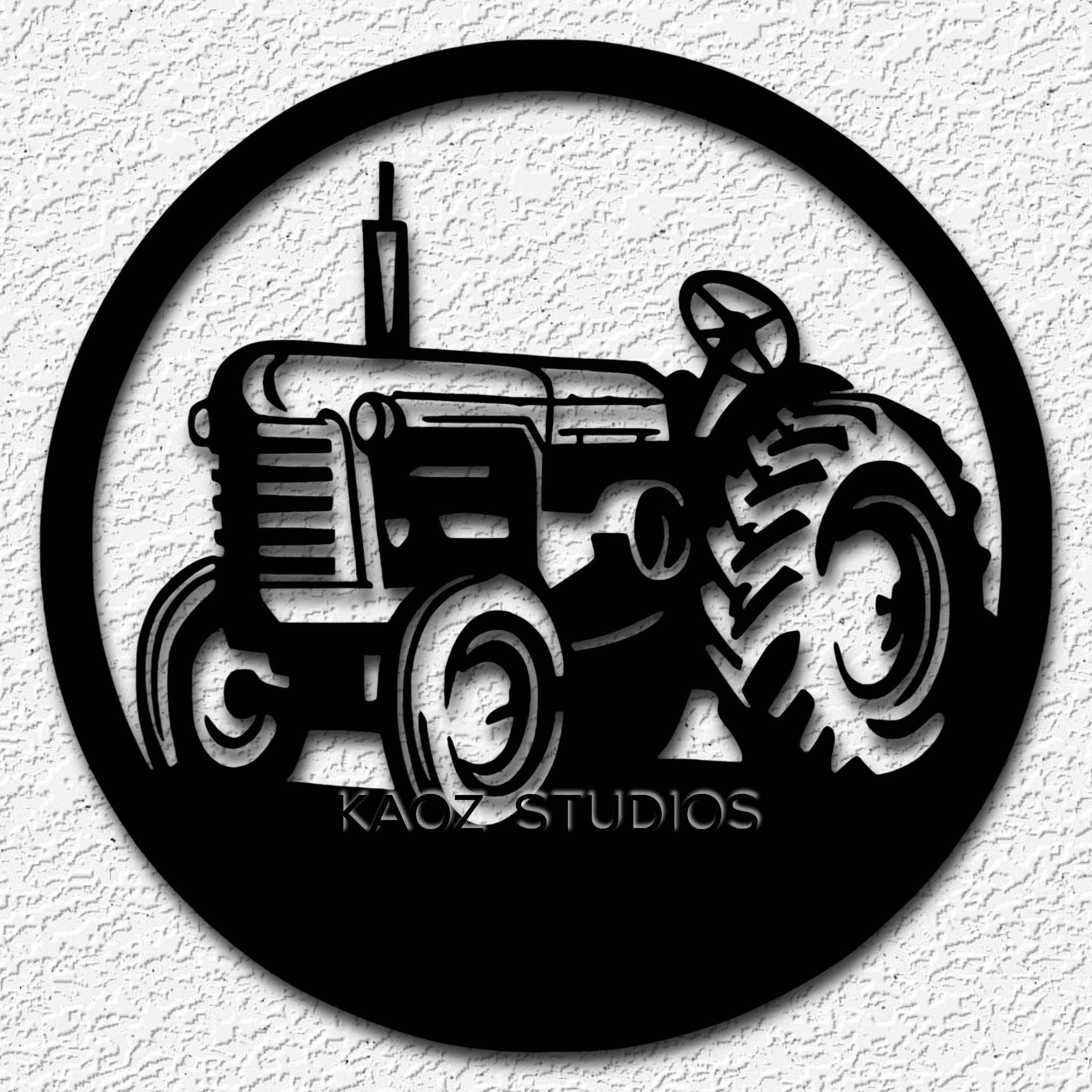 tractor wall art farm house wall decor country decoration 3d model