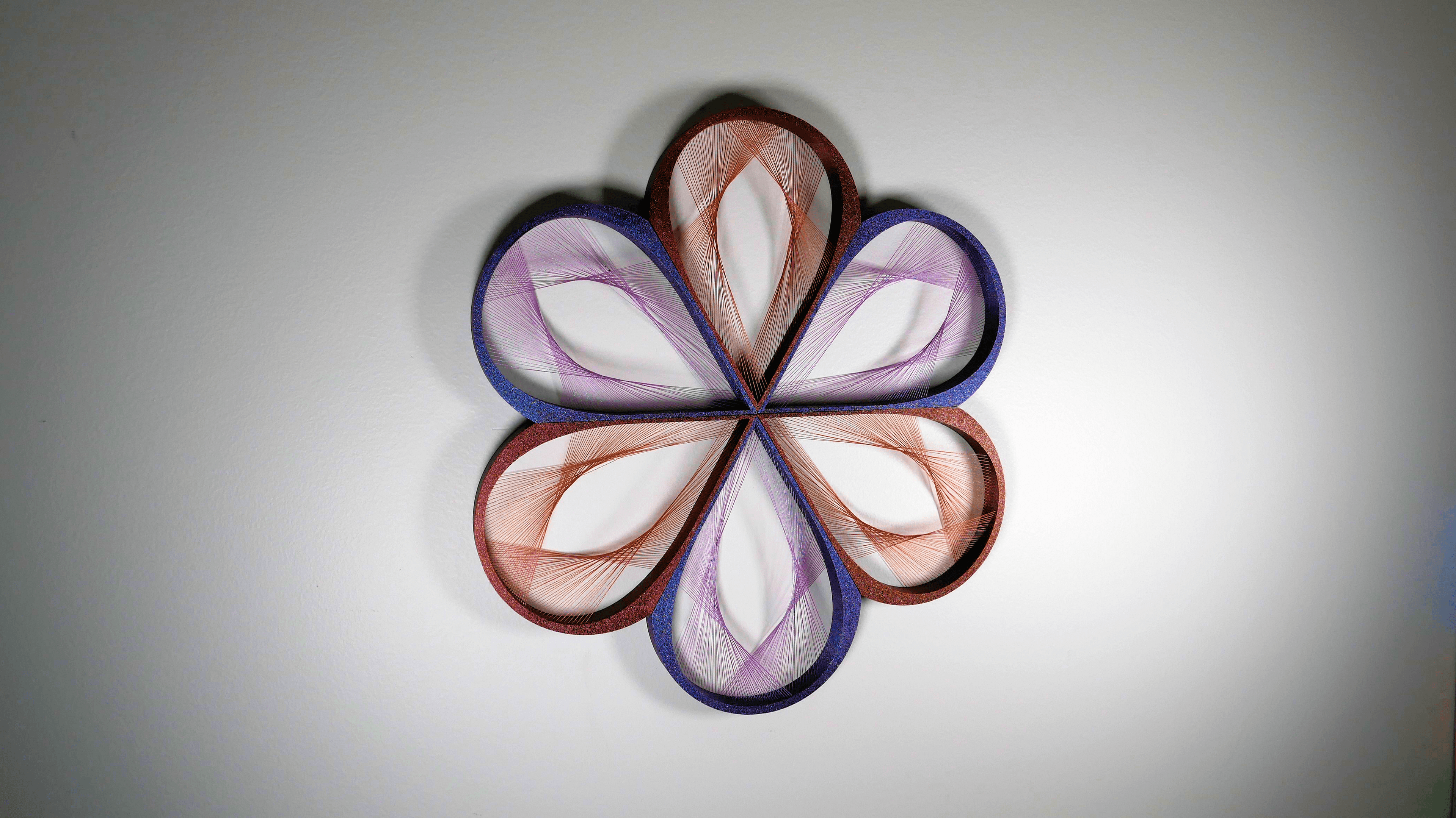 Large String Mandala Artwork 3d model