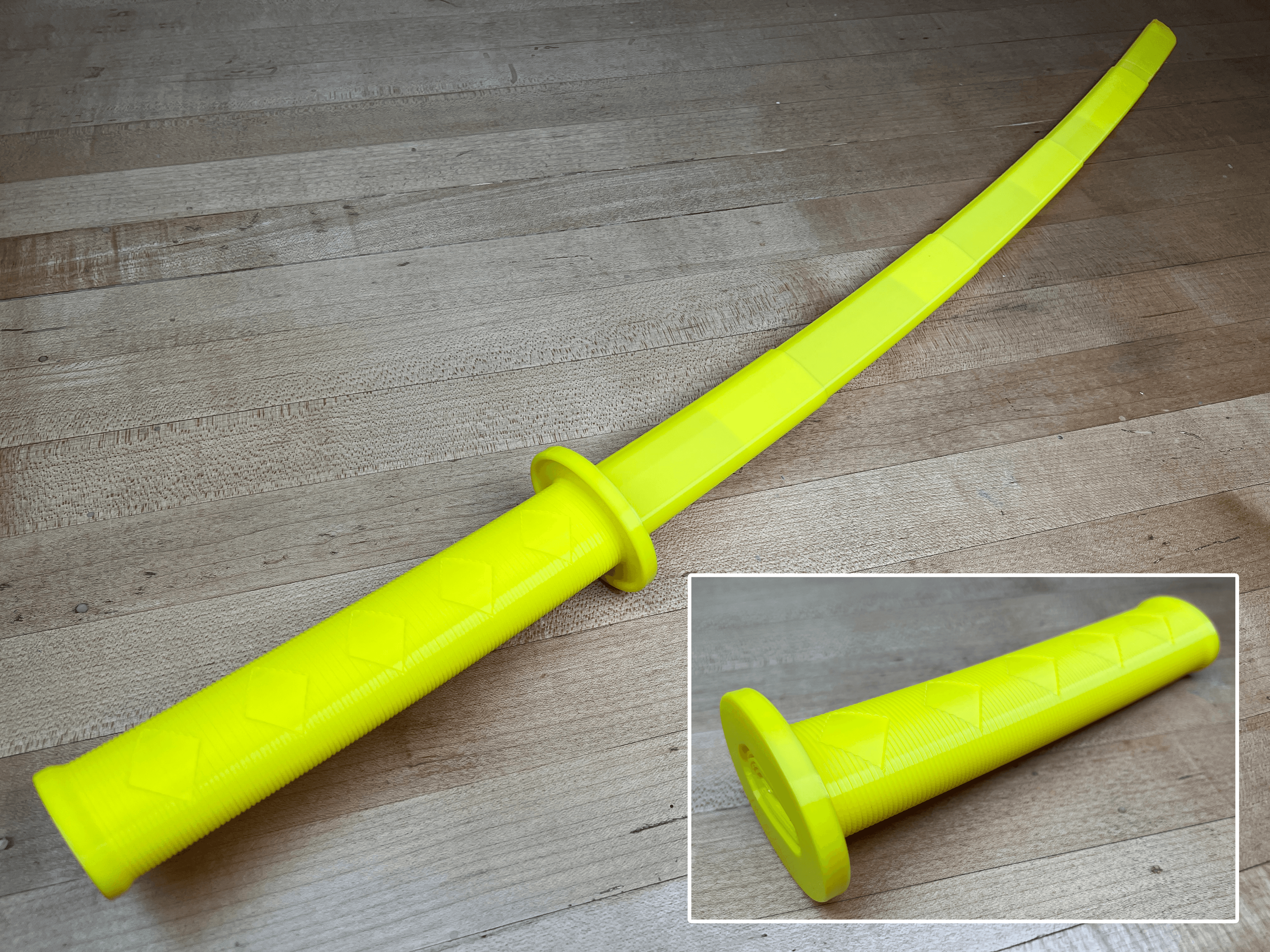 Collapsing Katana Print-In-Place 3d model