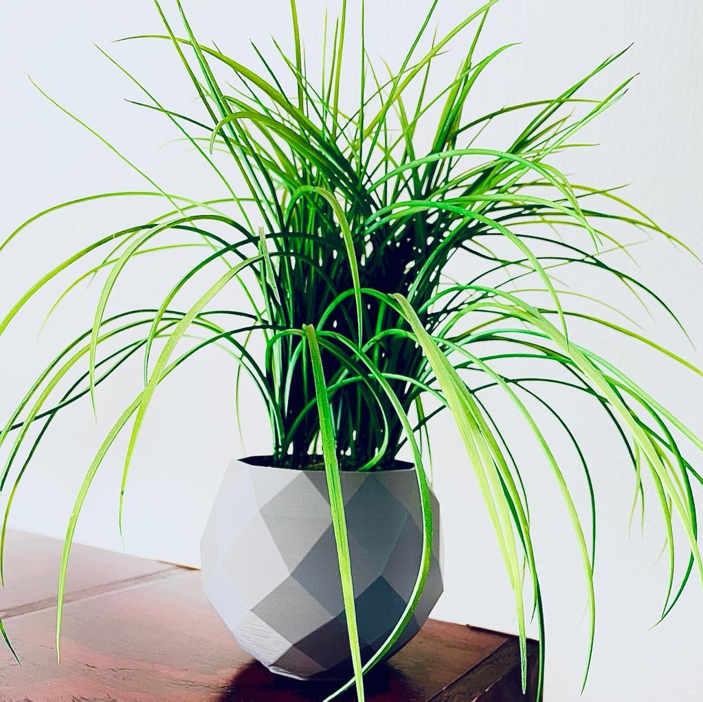 Geometric Vase planter pot 1  3d model