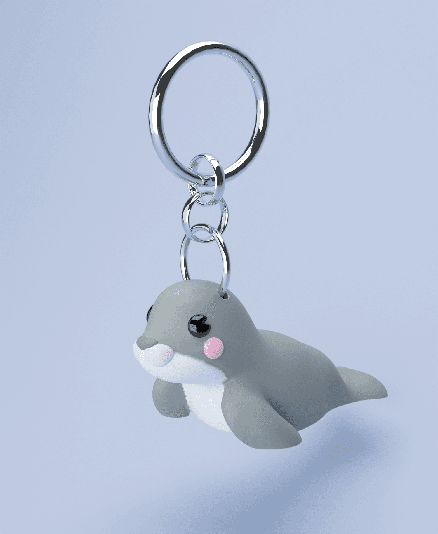 3D Seal Keychain (Limited Time Free) 3d model