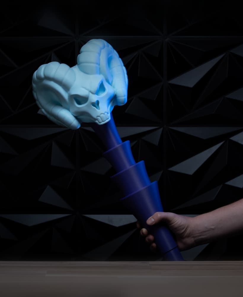 Skeletor Havoc Staff - Cosplay Prop Kit | No Supports, No AMS, No Glue 3d model