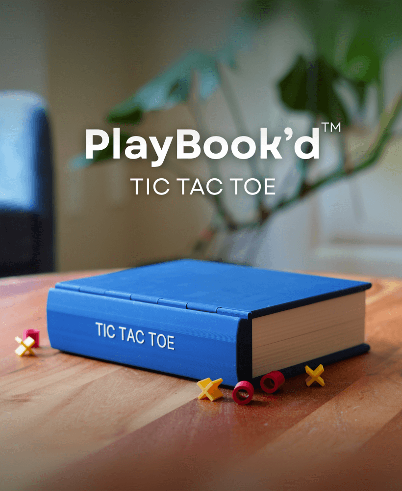 PlayBook'd Tic Tac Toe 3d model