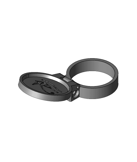 Folding Microscope Lens Cover 3d model